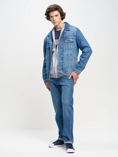 Jeansy regular fit męskie Big Star Trent-114 W42L30 Błękitne (5901437287703) - obraz 3