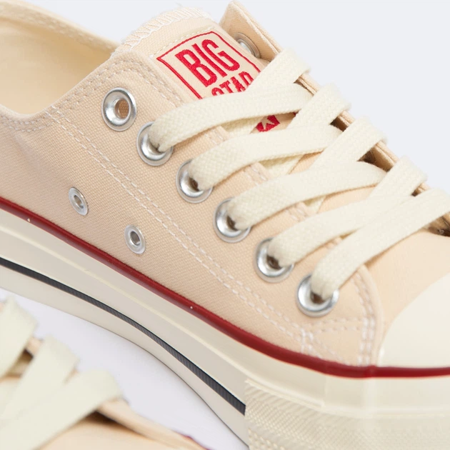 Чоловічі кеди низькі Big Star NN174100 40 Бежеві (5900714736866) - зображення 3