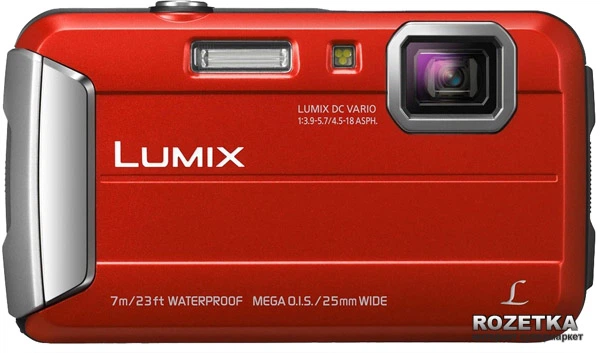 Фотоапарат Panasonic Lumix DMC-FT25 Red (DMC-FT25EE-R) купити на