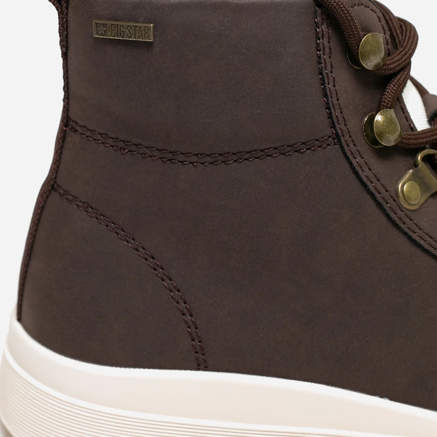 Tenisówki męskie wysokie Big Star KK174355 42 Brązowe (5900714578893) - obraz 5
