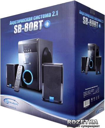 Акустична система Gemix SB-80BT black - зображення 3