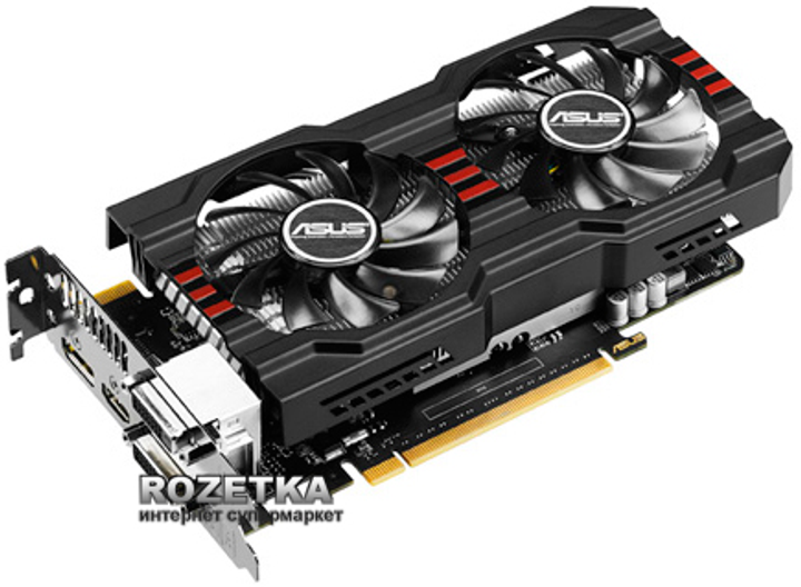 Видеокарта Asus PCI-Ex GeForce GTX 660 DC II 2GB GDDR5 (192bit) (1020/ ...