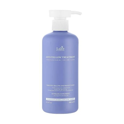 Маска-нейтрализатор желтизны для светлых волос La'dor Anti-Yellow Treatment 300 ml - Фото 1 Маска-нейтрализатор желтизны для светлых волос La'dor Anti-Yellow Treatment 300 ml - изображение 1