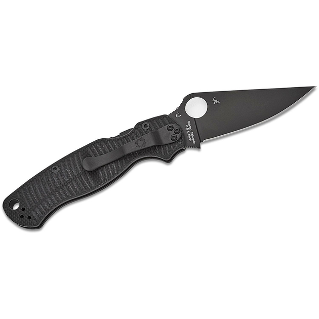 Складаний ніж Spyderco Para Military 2 Black Blade black C81GMCBKP2 - зображення 2