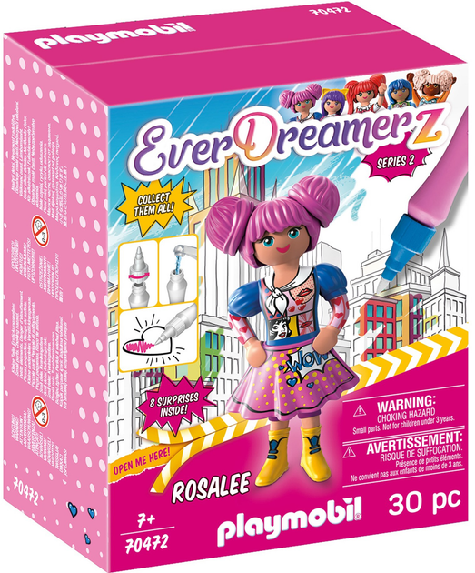 Фігурка Playmobil EverDreamerz Rosalee Comic World з аксесуарами (4008789704726) - зображення 1