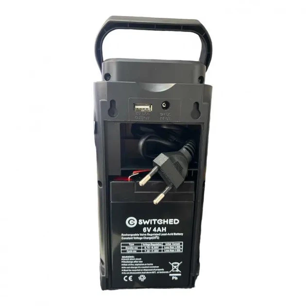 Переносной фонарь с повербанком Almina 2606L на 24 Led черный - изображение 2