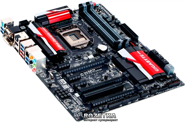 Материнская плата Gigabyte GA-Z87X-UD4H (s1150, Intel Z87, PCI-E 3.0x16) - Фото 3 Материнская плата Gigabyte GA-Z87X-UD4H (s1150, Intel Z87, PCI-E 3.0x16) - изображение 3