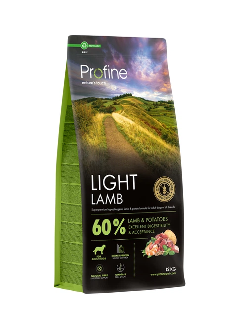 Сухий корм Profine Dog Light Lamb & Potatoes Сухий корм для дорослих собак всіх порід, схильних до набору зайвої ваги 15 кг (1111145704) - Фото 2 Сухий корм Profine Dog Light Lamb & Potatoes Сухий корм для дорослих собак всіх порід, схильних до набору зайвої ваги 15 кг (1111145704) - зображення 2