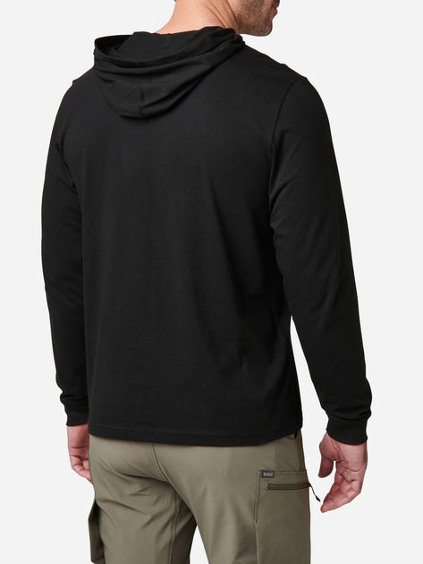 Худі чоловіче 5.11 Tactical 5.11 Hooded Long Sleeve 76165-019 2XL Black (888579523898) - зображення 2