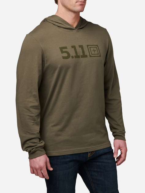 Худи мужское 5.11 Tactical 5.11 Hooded Long Sleeve 76165-186 XL RANGER GREEN (888579523836) - изображение 1