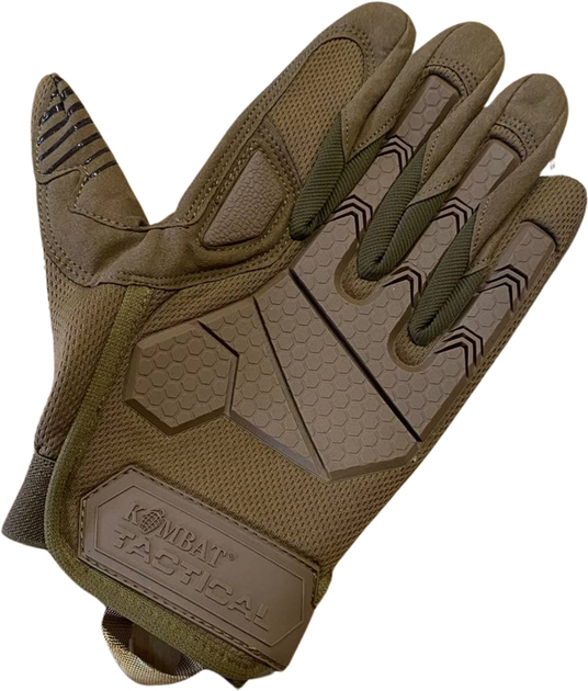 Тактические перчатки Kombat Alpha Tactical Gloves Койот M (kb-atg-coy-m) - изображение 1