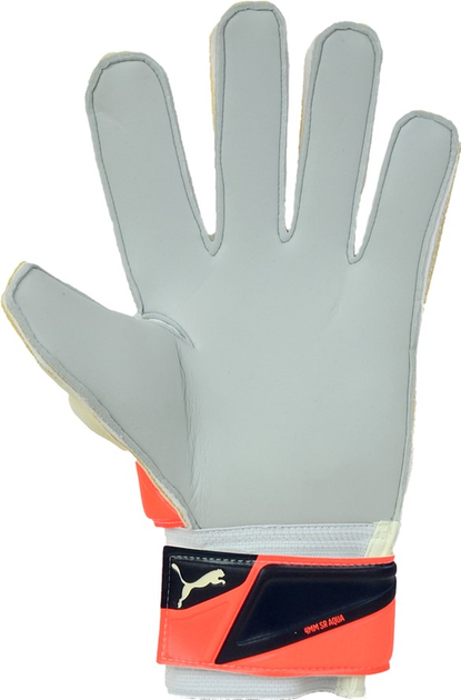 Рукавички футбольні воротарські Puma Evo Power Grip 2 Aqua 041145 30 розмір 10.5 Помаранчевий з сірим (4055262377090) - зображення 3