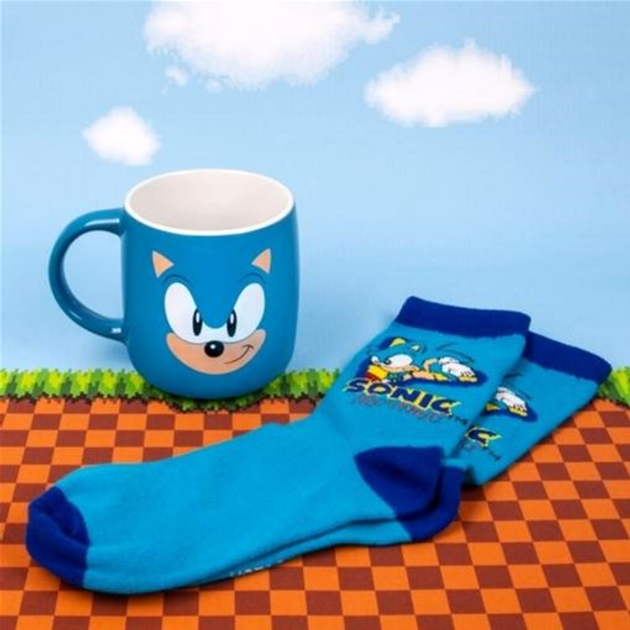 Zestaw prezentowy Fizz Sonic The Hedgehog kubek + skarpetki (5060949241716) - obraz 2