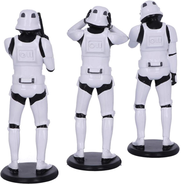 Набір фігурок Nemesis Now Star Wars - Три розумника 14 см 3 шт. (0801269135812) - зображення 4