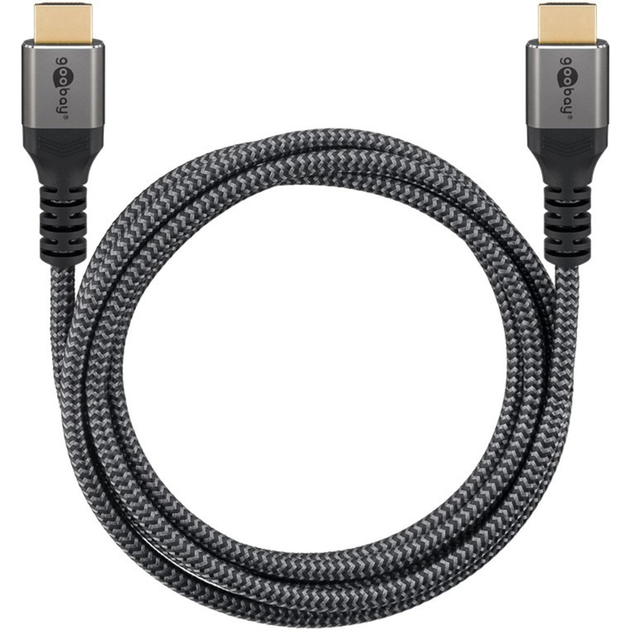Kabel HDMI Goobay Plus High Speed ​​​​z Ethernetem 10 m Gray (4040849649974) - obraz 4