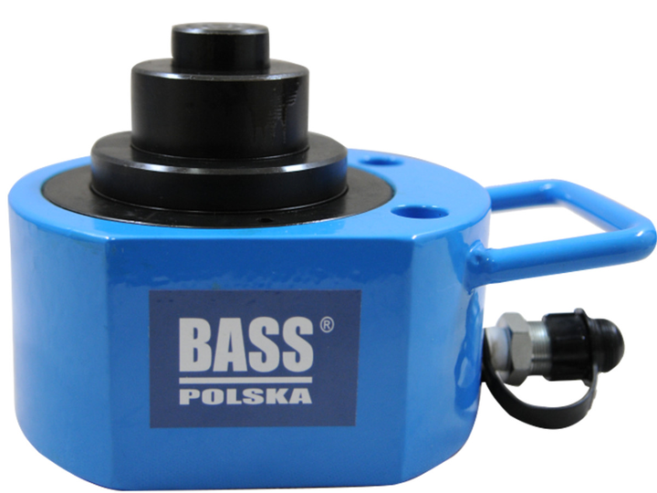 Siłownik hydrauliczny Bass Polska 20 T płaski 2 tłoki 9154 (5902067610558) - obraz 1