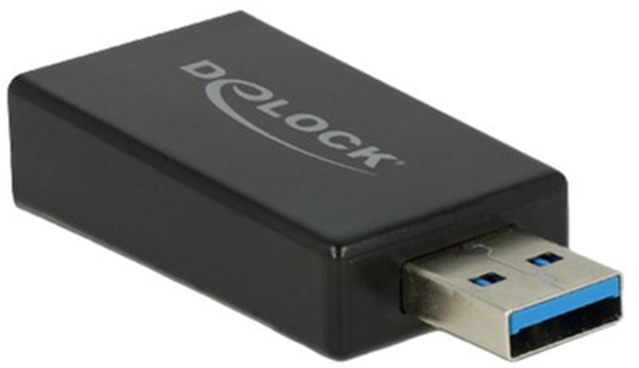 Adapter Delock USB Type-A - USB Type-C Black (4043619656899) - obraz 1