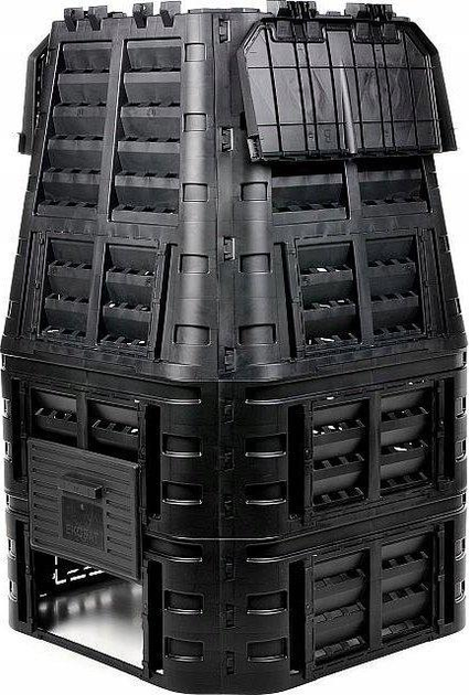 Компостер садовий Ekobat EcoSmart 1000L Black - изображение 5