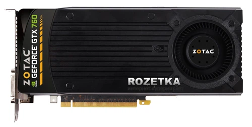 Видеокарта Zotac PCI-Ex GeForce GTX 760 2GB GDDR5 (256bit) (993