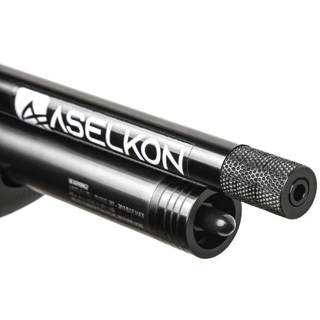 Пневматична PCP гвинтівка Aselkon MX7 Black (Редукторна) - зображення 3