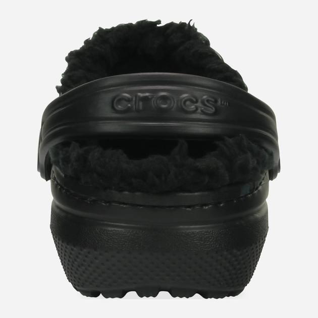 Дитячі крокси-сабо для хлопчика утеплені Crocs Classic Lined Clog Kids 207010-060 34-35 Чорні (191448702257) - зображення 5