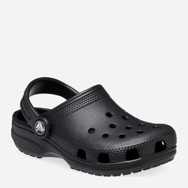 Дитячі крокси для хлопчика Crocs Classic Kids Clog T 206990-001 25-26 Чорні (191448732896) - зображення 2