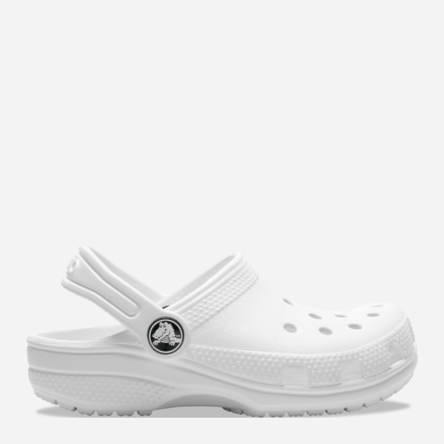 Дитячі крокси для хлопчика Crocs Classic Kids Clog K 206991-100 28-29 Білі (191448734555) - зображення 1