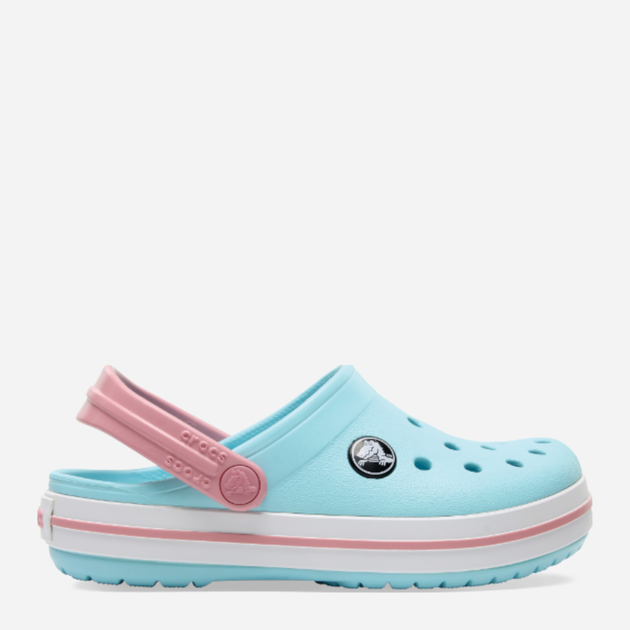 Дитячі крокси для дівчинки Crocs Crocband Kids Clog 207006-4S3 28-29 Блакитні (191448739758) - зображення 1