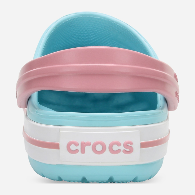 Дитячі крокси-сабо для дівчинки Crocs Crocband Kids Clog 207006-4S3 28-29 Блакитні (191448739758) - зображення 5