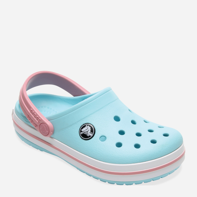 Chodaki dziecięce dla dziewczynki Crocs Crocband Kids Clog 207006-4S3 34-35 Niebieskie (191448739802) - obraz 2