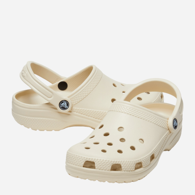 Жіночі крокси Crocs Classic 10001-2Y2 38-39 Світло-бежеві (196265132010) - зображення 3