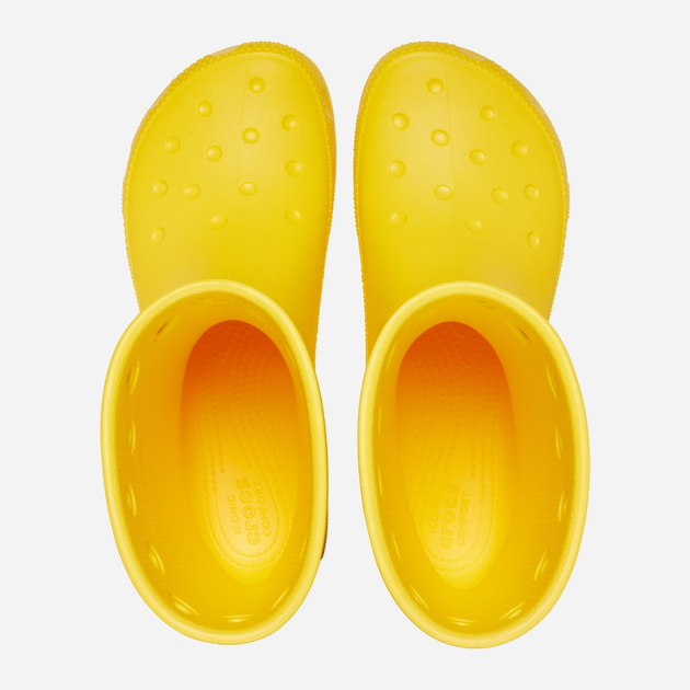 Чоловічі гумові чоботи низькі Crocs Classic Rain Boot 208363-75Y 42-43 Жовті (196265280681) - зображення 5
