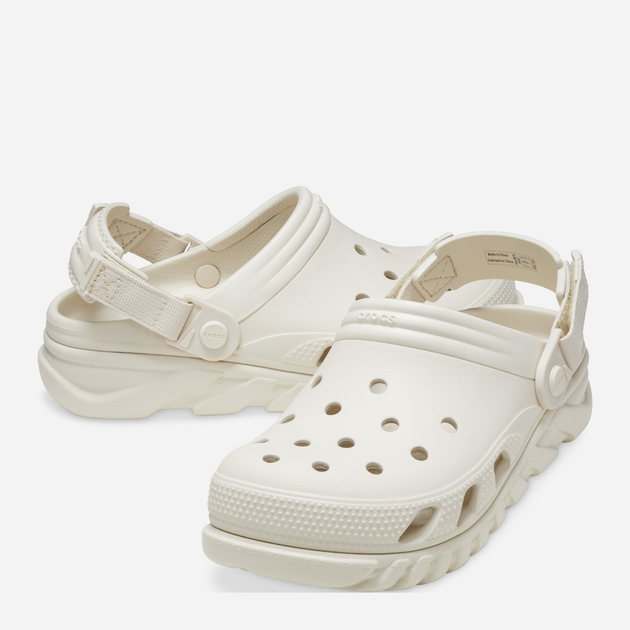 Chodaki męskie Crocs Duet Max II Clog 208776-160 43-44 Mleczne (196265429837) - obraz 3