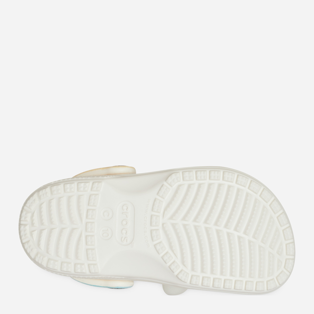Дитячі крокси-сабо для дівчинки Crocs Classic Iam Rainbow Unicorn Clog T 209701-0WV 23-24 Молочні (196265543540) - зображення 6