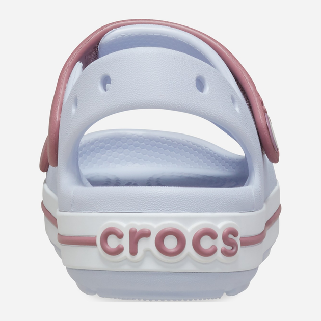 Дитячі сандалії для дівчинки Crocs Crocband Cruiser Sandal T Kids 209424-5AH 27-28 Бузкові (196265604630) - зображення 5