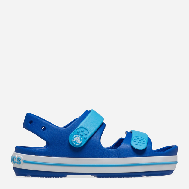 Sandały chłopięce Crocs Crocband Cruiser Sandal T Kids 209424-4PA 27-28 Ciemnoniebieskie (196265658299) - obraz 1