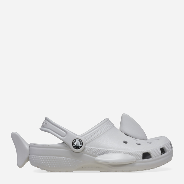 Chodaki chłopięce Crocs Classic Iam Shark Clog K 210014-1FT 25-26 Szare (196265679317) - obraz 1