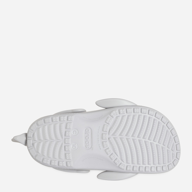 Дитячі крокси-сабо для хлопчика Crocs Classic Iam Shark Clog K 210014-1FT 24-25 Сірі (196265679300) - зображення 6