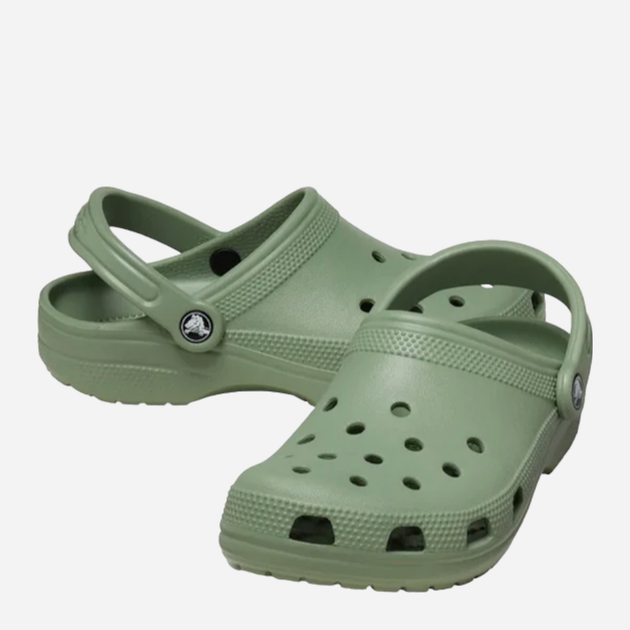 Чоловічі крокси Crocs Classic 10001-308 43-44 Зелені (196265698790) - зображення 4