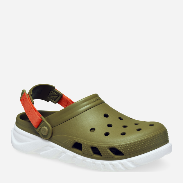 Чоловічі крокси Crocs Duet Max II Clog 208776-3UA 48-49 Хакі (196265720590) - зображення 2