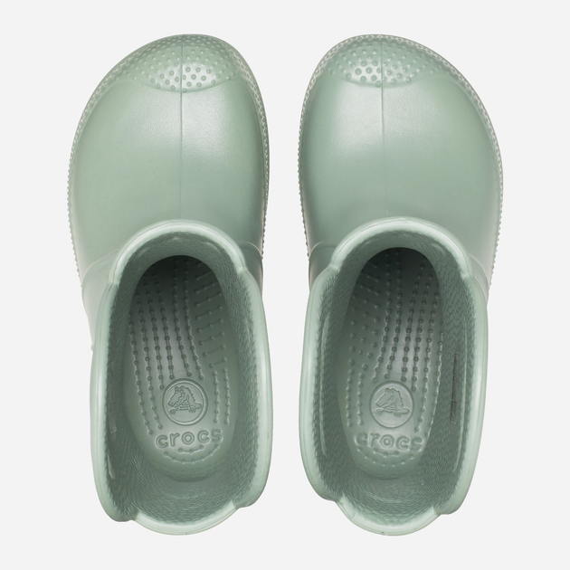 Дитячі гумові чоботи для хлопчика Crocs Handle Rain Boot Kids 12803-308 29-30 Салатові (196265744497) - зображення 5