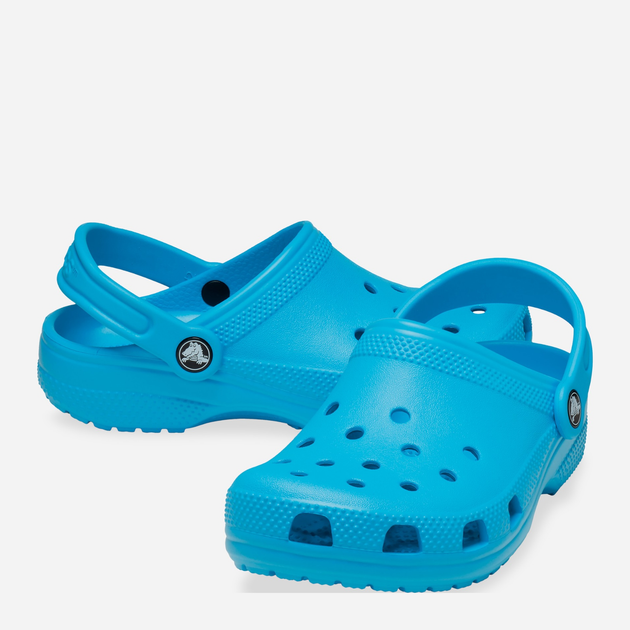 Chodaki chłopięce Crocs Classic Kids Clog T 206990-4OX 27-28 Niebieskie (196265746927) - obraz 3