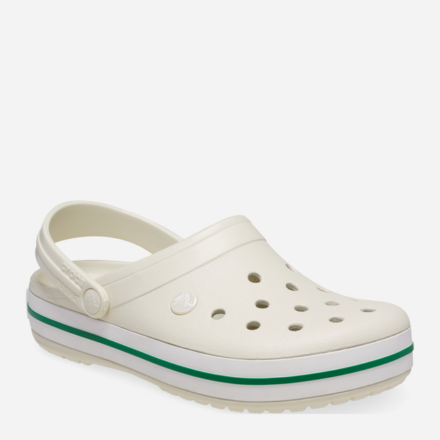 Chodaki chłopięce Crocs Crocband Kids Clog 207006-0HZ 30-31 Mleczne (196265747153) - obraz 2