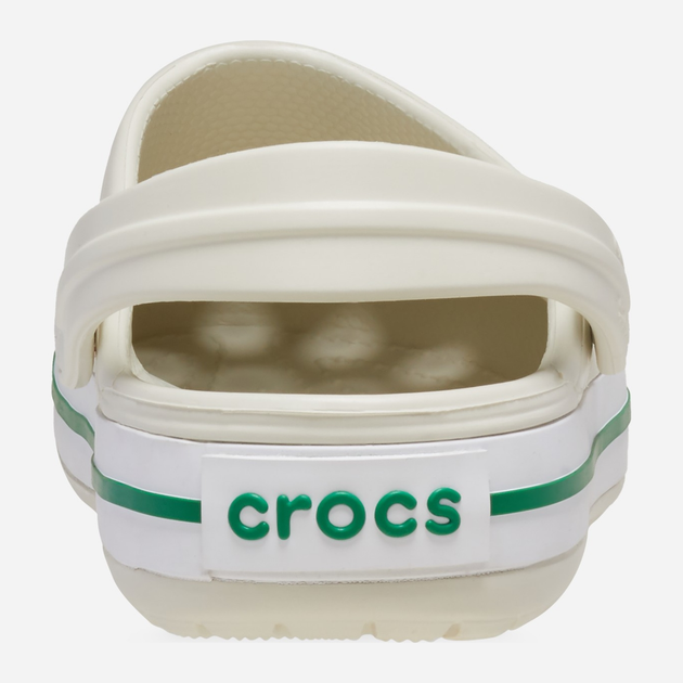 Підліткові крокси-сабо для хлопчика Crocs Crocband Kids Clog 207006-0HZ 37-38 Молочні (196265747207) - зображення 5