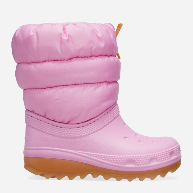 Дитячі зимові чоботи-дутики для дівчинки Crocs Classic Neo Puff Boot T 207683-6XQ 27-28 Рожеві (196265749485) - зображення 1