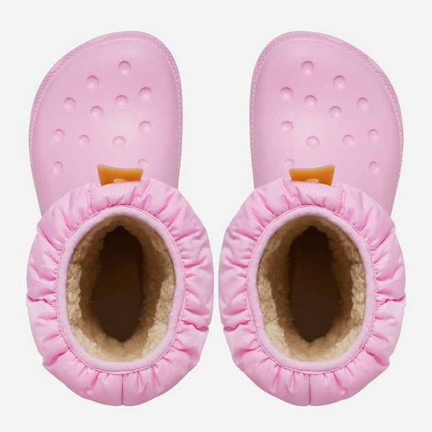 Śniegowce dziecięce dla dziewczynki ocieplane Crocs Classic Neo Puff Boot T 207683-6XQ 24-25 Jasnoróżowe (196265749539) - obraz 5