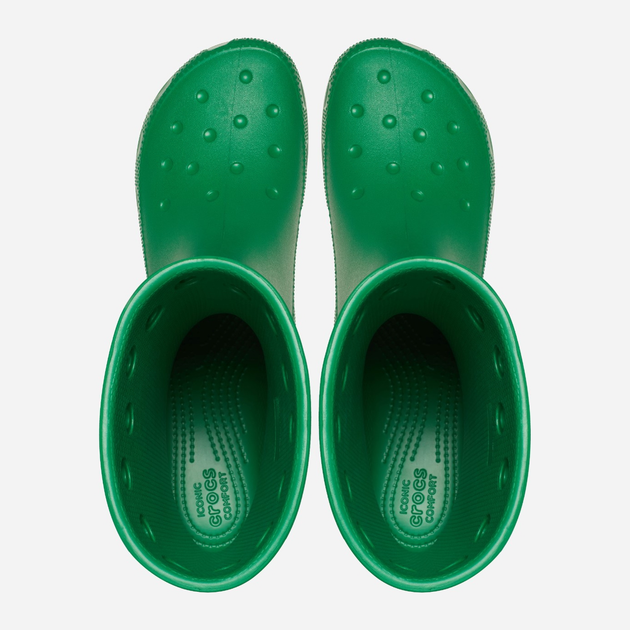 Kalosze męskie niskie Crocs Classic Rain Boot 208363-3WH 45-46 Zielone (196265751860) - obraz 5