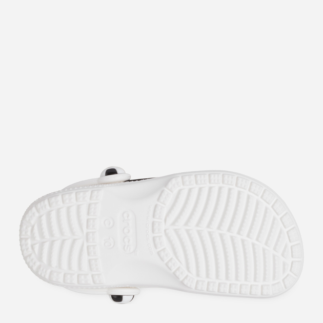 Дитячі крокси-сабо для хлопчика Crocs Classic Soccer Ball clog Kids T 210023-103 27-28 Білі (196265758814) - зображення 6