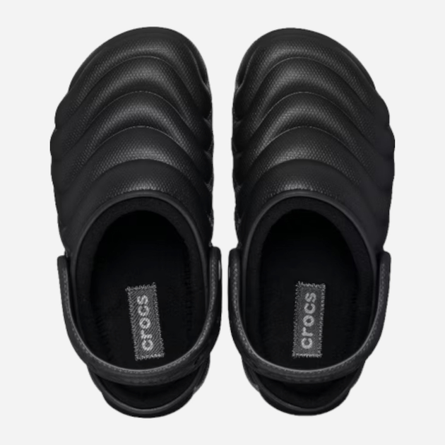 Жіночі крокси утеплені Crocs Classic Lined Overpruff Clog 210059-001 39-40 Чорні (196265759774/0196265759774) - зображення 5