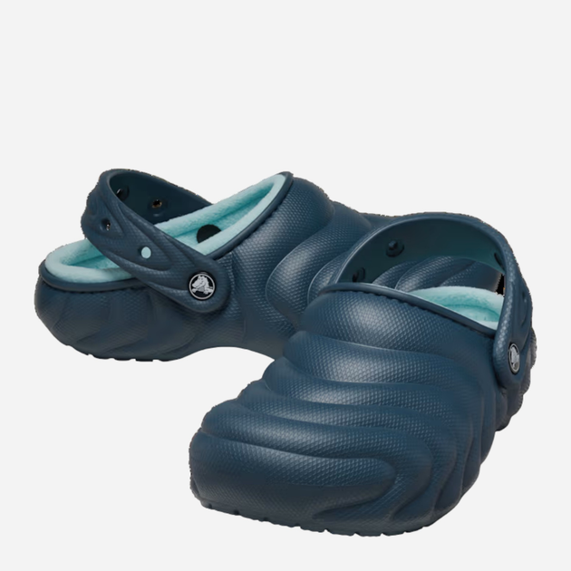 Жіночі крокси утеплені Crocs Classic Lined Overpruff Clog 210059-48I 38-39 Смарагдові (196265760244/0196265760244) - зображення 3